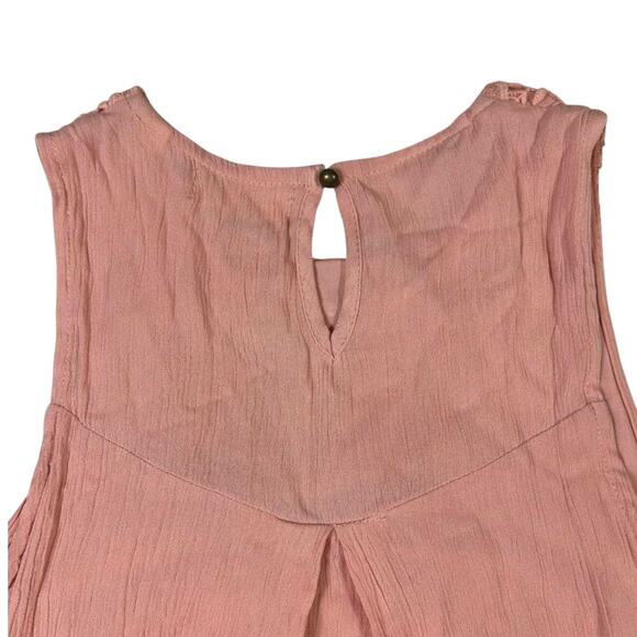 Altar'd State Pink Eyelet Dress XS Cottage Core Coquette Forest Fairy Boho - Picture 2 of 9